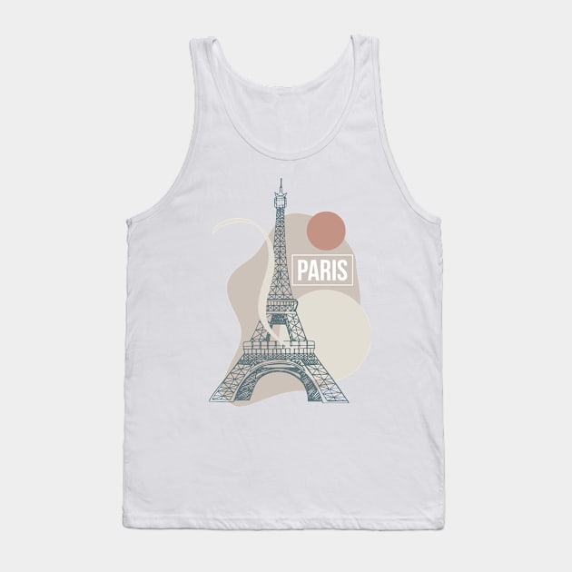 Paris Tank Top by ART-23